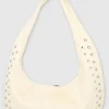 Bolsa hobo hombre studs gamusina