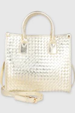 Bolsa tote entrelazada