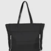 Bolso Tote Capitonado Cremalleras