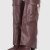 Bota Efecto Piel Funda Candado