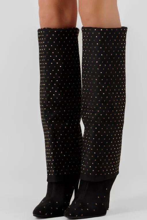 Bota funda brillos