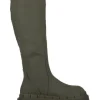 Bota Maxi Efecto Piel
