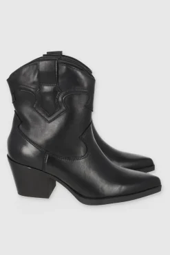 Bota vaquera efecto desgastado