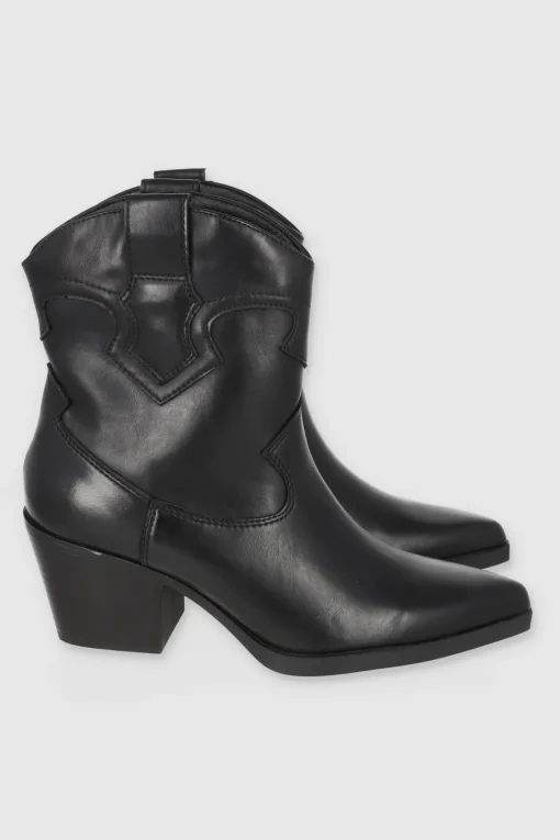 Bota vaquera efecto desgastado