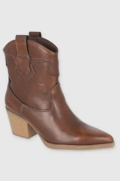 Bota vaquera efecto desgastado