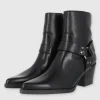 Bota vaquera tiras hebilla aro