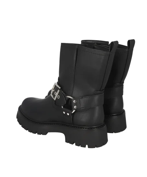 Botas biker hebillas