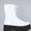 Botas combat charol