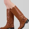 Botas Motero Hebilla Estoperoles