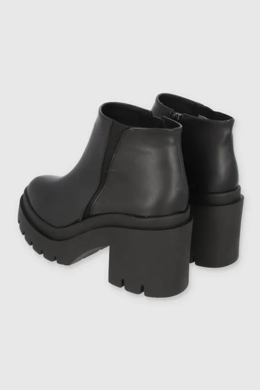 Botin basico tacon cuadrado