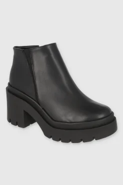 Botin basico tacon cuadrado
