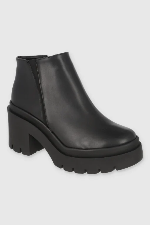 Botin basico tacon cuadrado