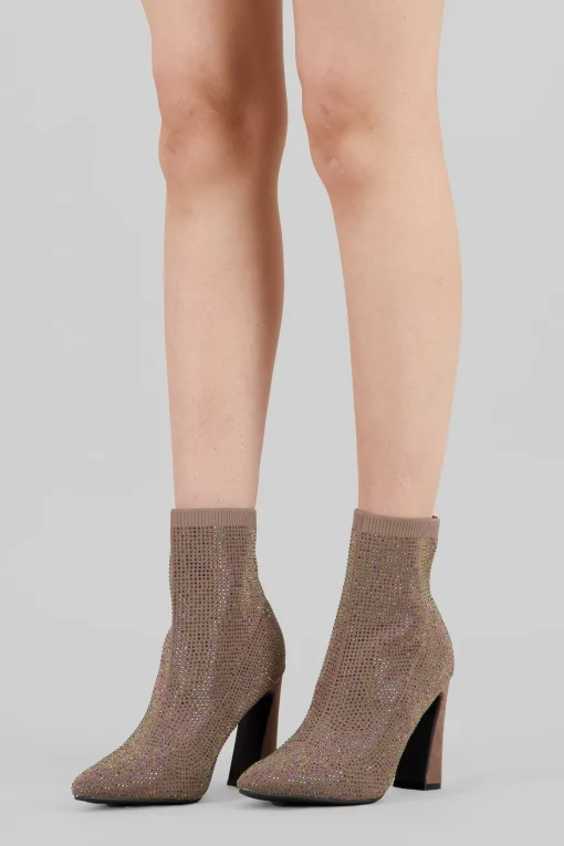 Botin calcetin multi brillos