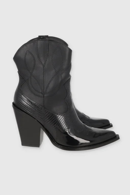 Botin Vaquero Textura Reptil