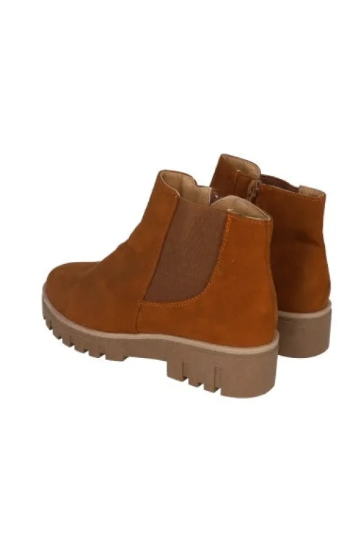 Botín chelsea suede suela track