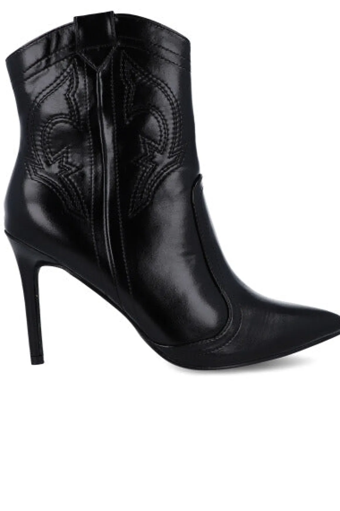 Botín tacón efecto piel