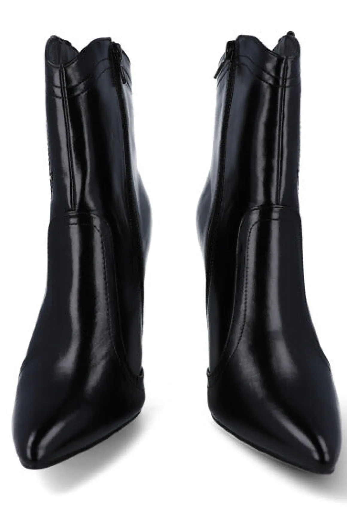 Botín tacón efecto piel