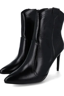 Botín tacón efecto piel