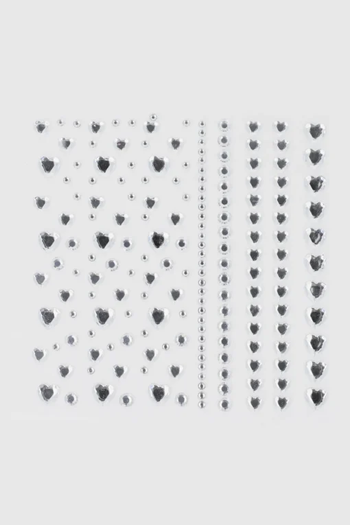 Brillos Faciales Corazones Tamaños