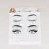 Brillos faciales delineado ojos