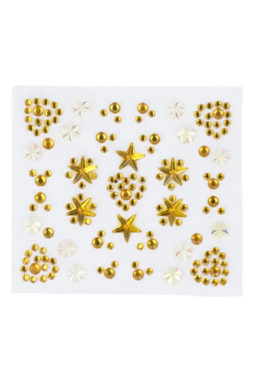 Brillos faciales figuras estrellas