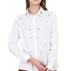 Camisa aplicaciones brillos