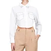 Camisa bolsas detalle brillos