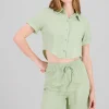 Camisa botones manga corta