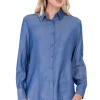 Camisa brillos mangas lisa
