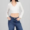 Camisa corta con pinzas liso