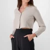 Camisa Crop Escote