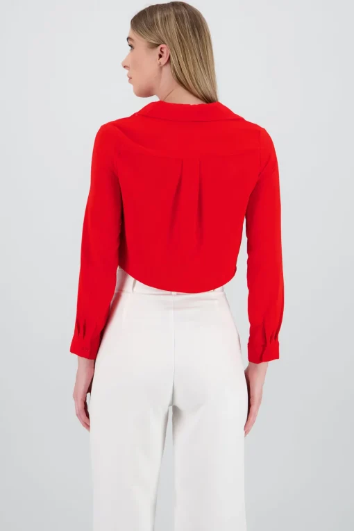 Camisa Crop Escote