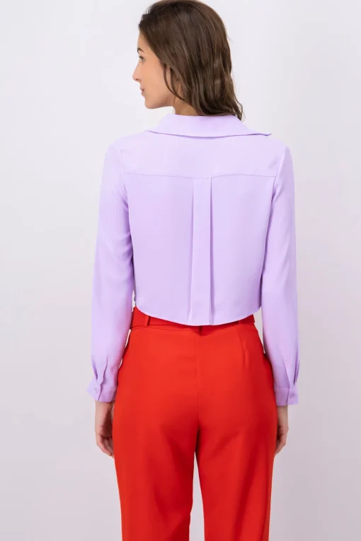 Camisa Crop Escote
