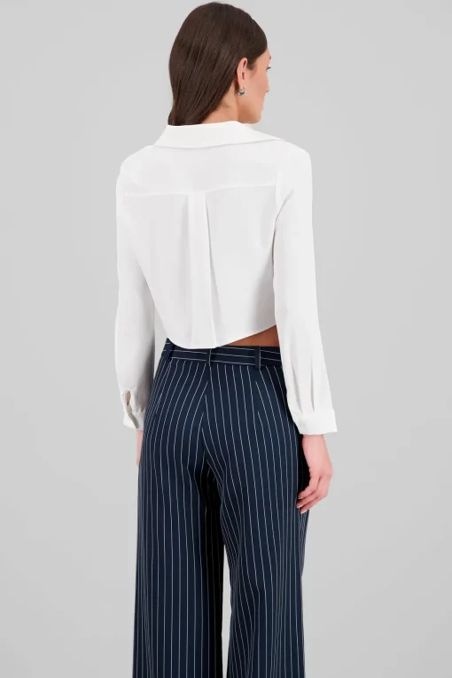 Camisa Crop Escote