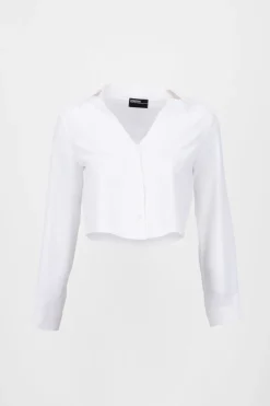 Camisa Crop Escote