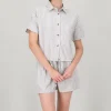 Camisa crop ligera manga corta