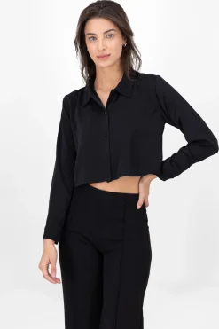 Camisa Crop Lisa