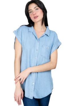 Camisa de mezclilla
