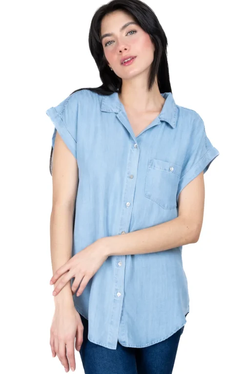 Camisa de mezclilla