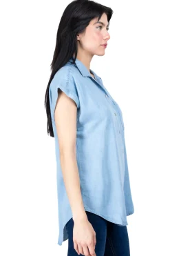 Camisa de mezclilla
