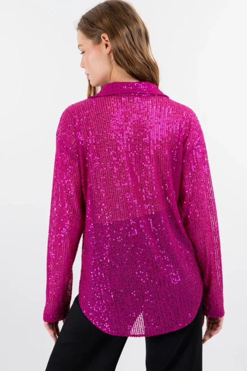 Camisa lentejuelas