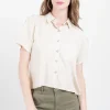 Camisa lino con botones