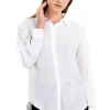 Camisa lisa botones