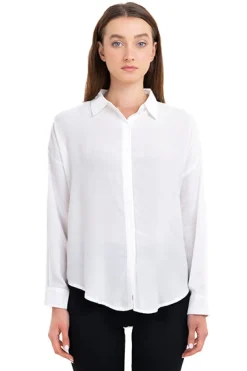 Camisa lisa botones