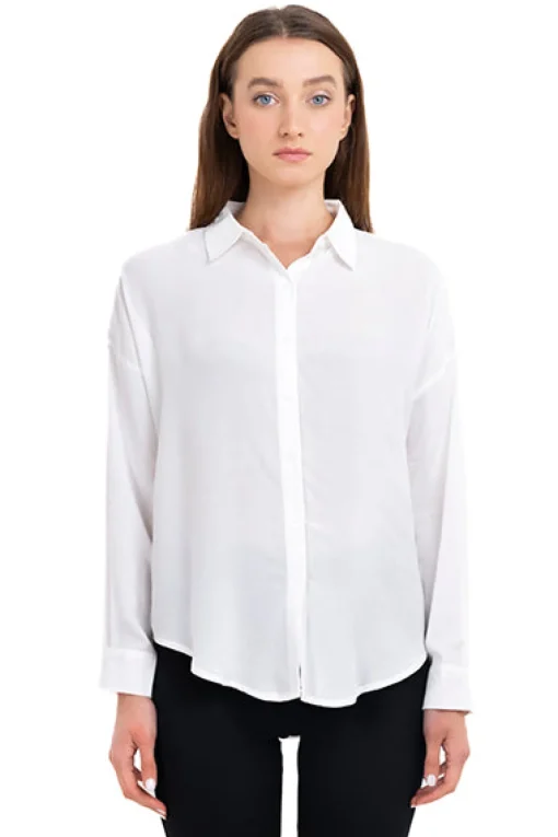 Camisa lisa botones