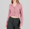 Camisa Lisa Manga Larga