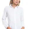 Camisa lisa manga larga