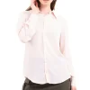 Camisa lisa manga larga