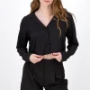 Camisa Lisa Manga Larga