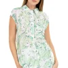 Camisa manga corta flores
